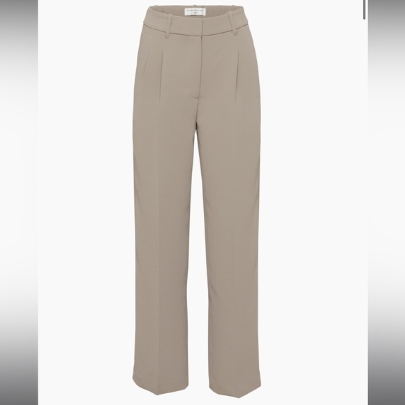 Aritzia Effortless Pant in Grey Taupe - Picture 1 of 2